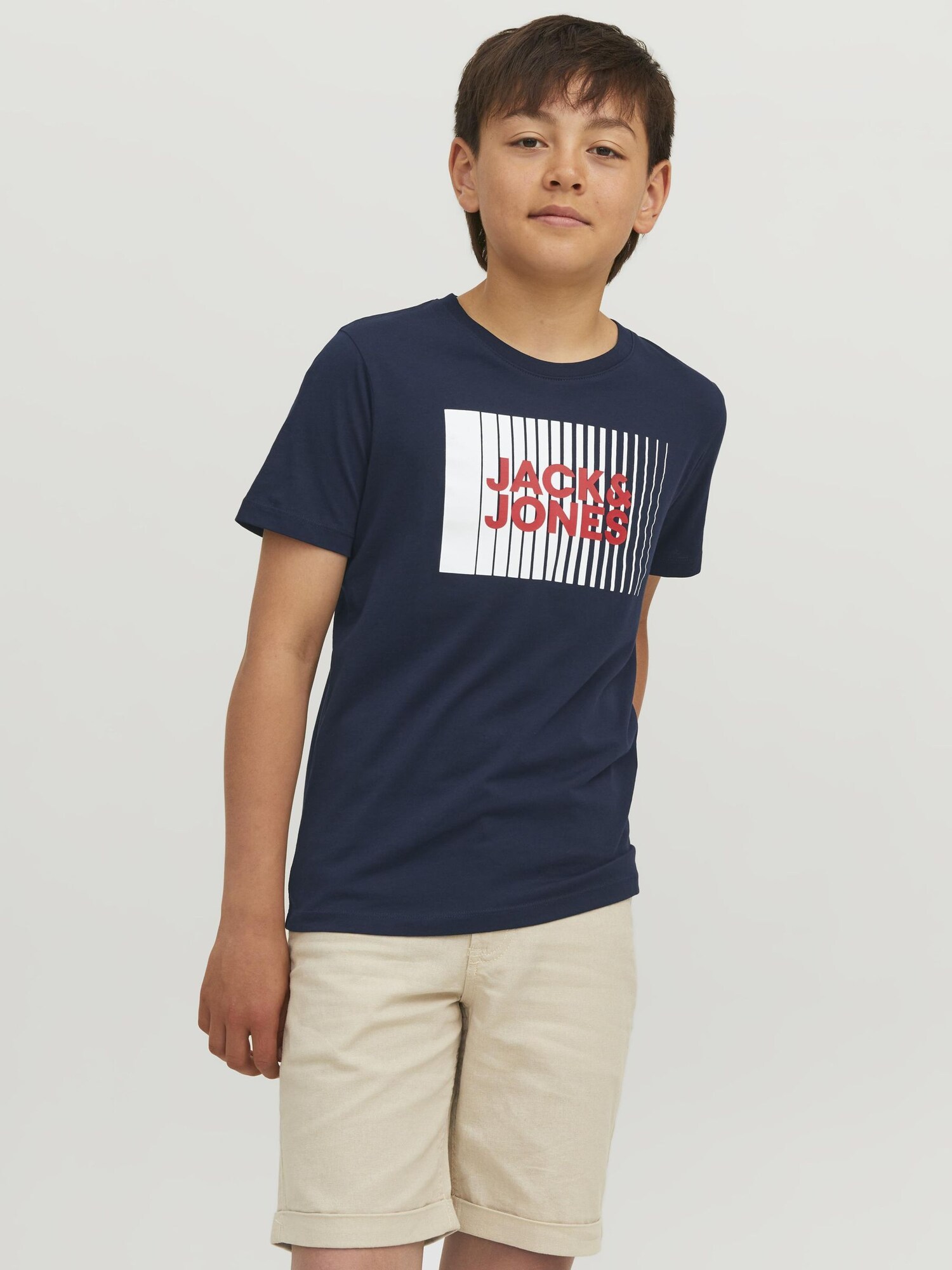 Jack & Jones Junior Póló  kék / narancs / fehér termék 2. képe