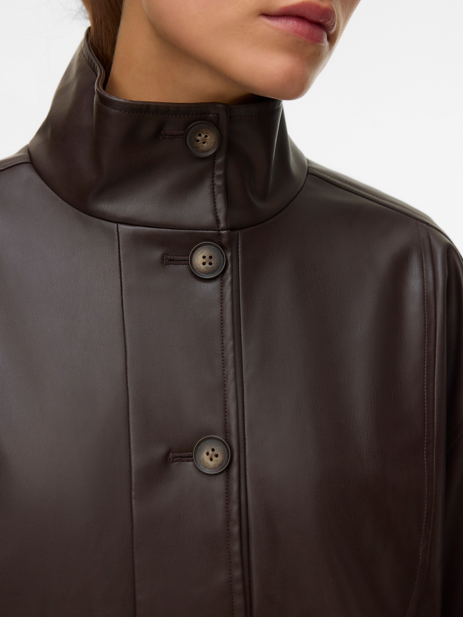 VERO MODA Prechodná bunda 'VMPOLLY'  čokoládová (obrázok 5)