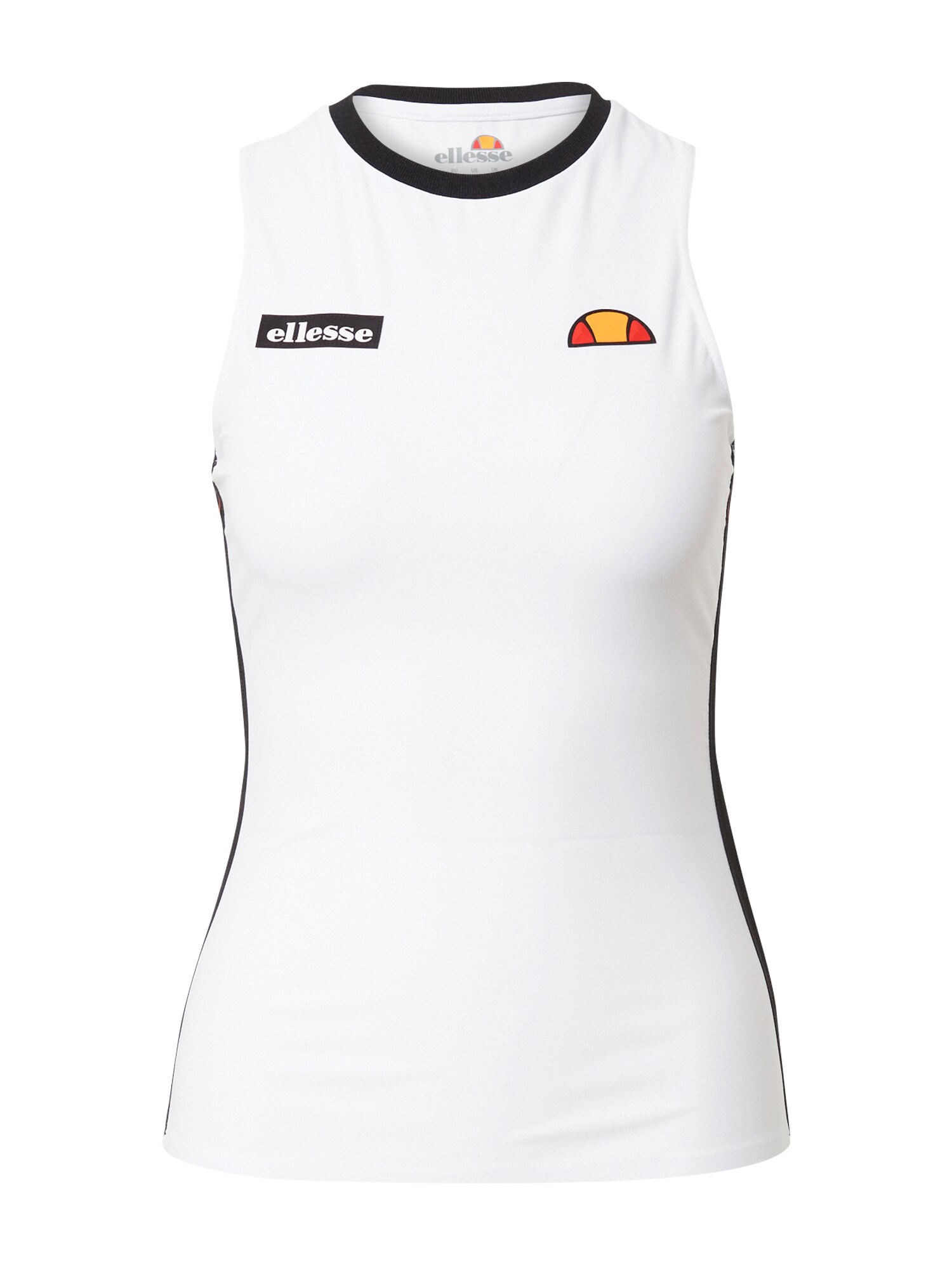 ELLESSE Športový top 'Freden'  oranžová / červená / čierna / biela
