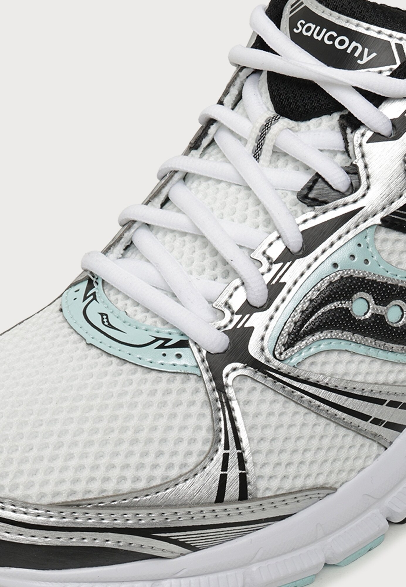 Saucony Zapatillas deportivas bajas 'GRID LEGACY' gris plateado / menta / negro / blanco – imagen 3