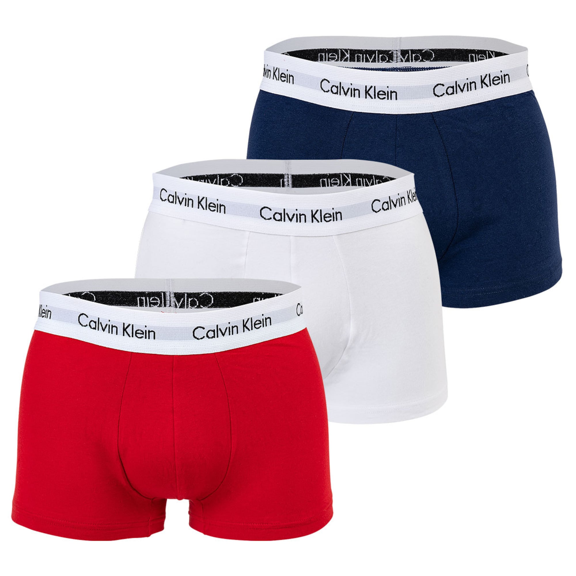 Calvin Klein Underwear Boxeri  albastru / roșu deschis / negru / alb