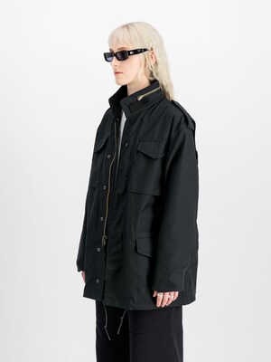 ALPHA INDUSTRIES Chaqueta de entretiempo  negro