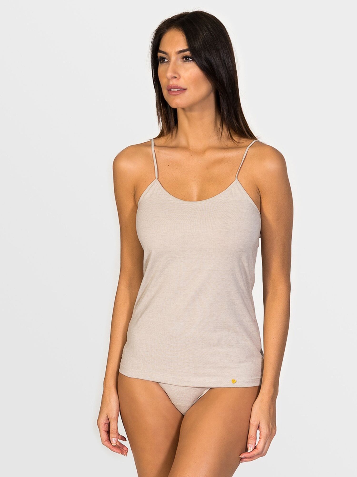 zd ZERO DEFECTS Camiseta térmica 'Afrodita Soy fiber'  beige
