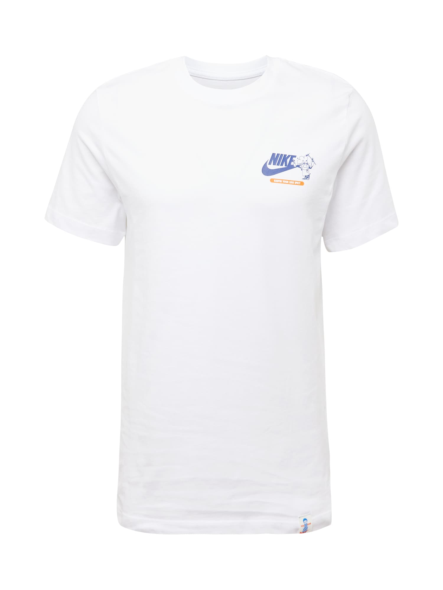 Nike Sportswear Tričko  modrá / oranžová / biela