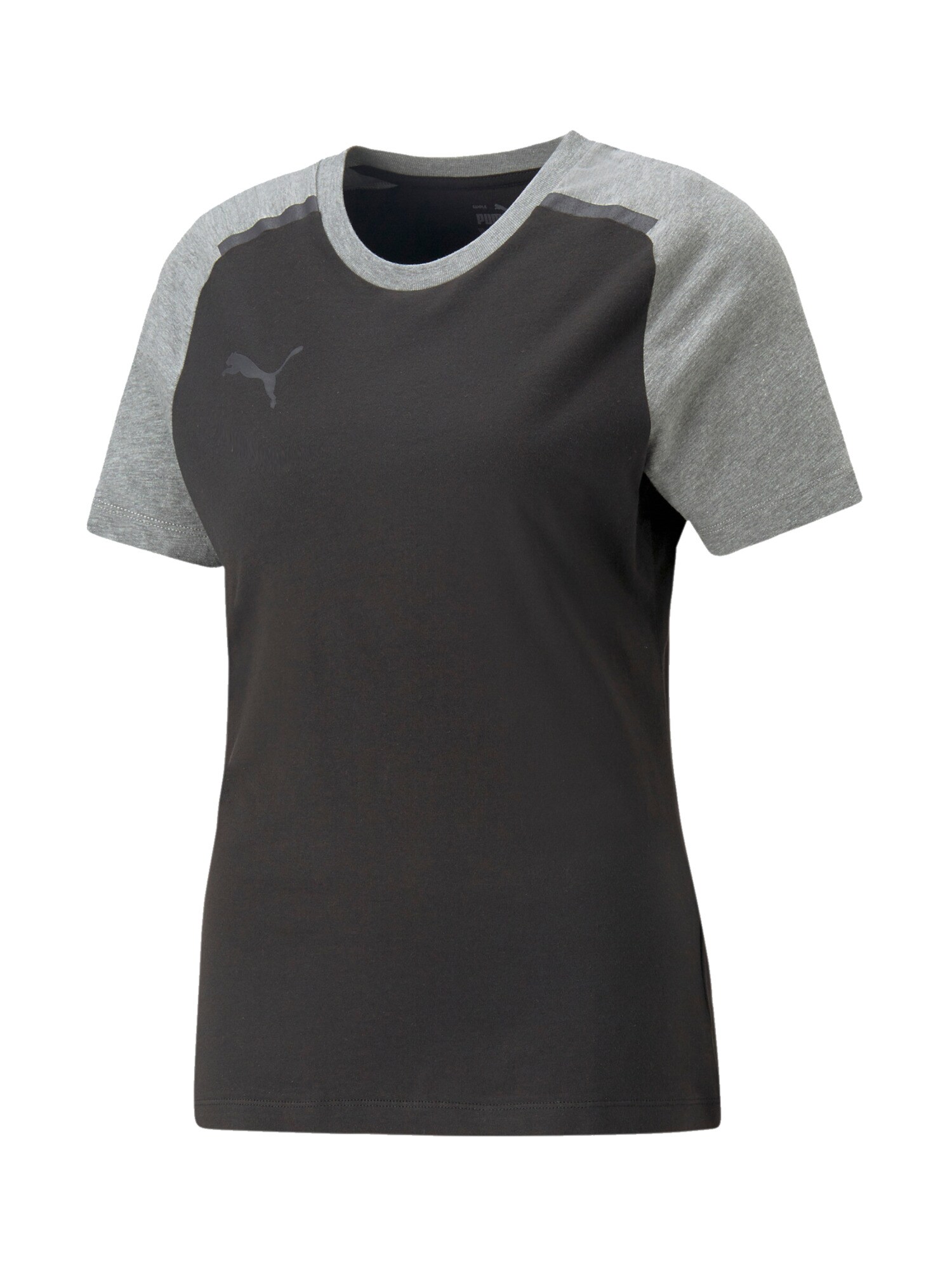 PUMA Tricou funcțional TeamCUP  gri / negru