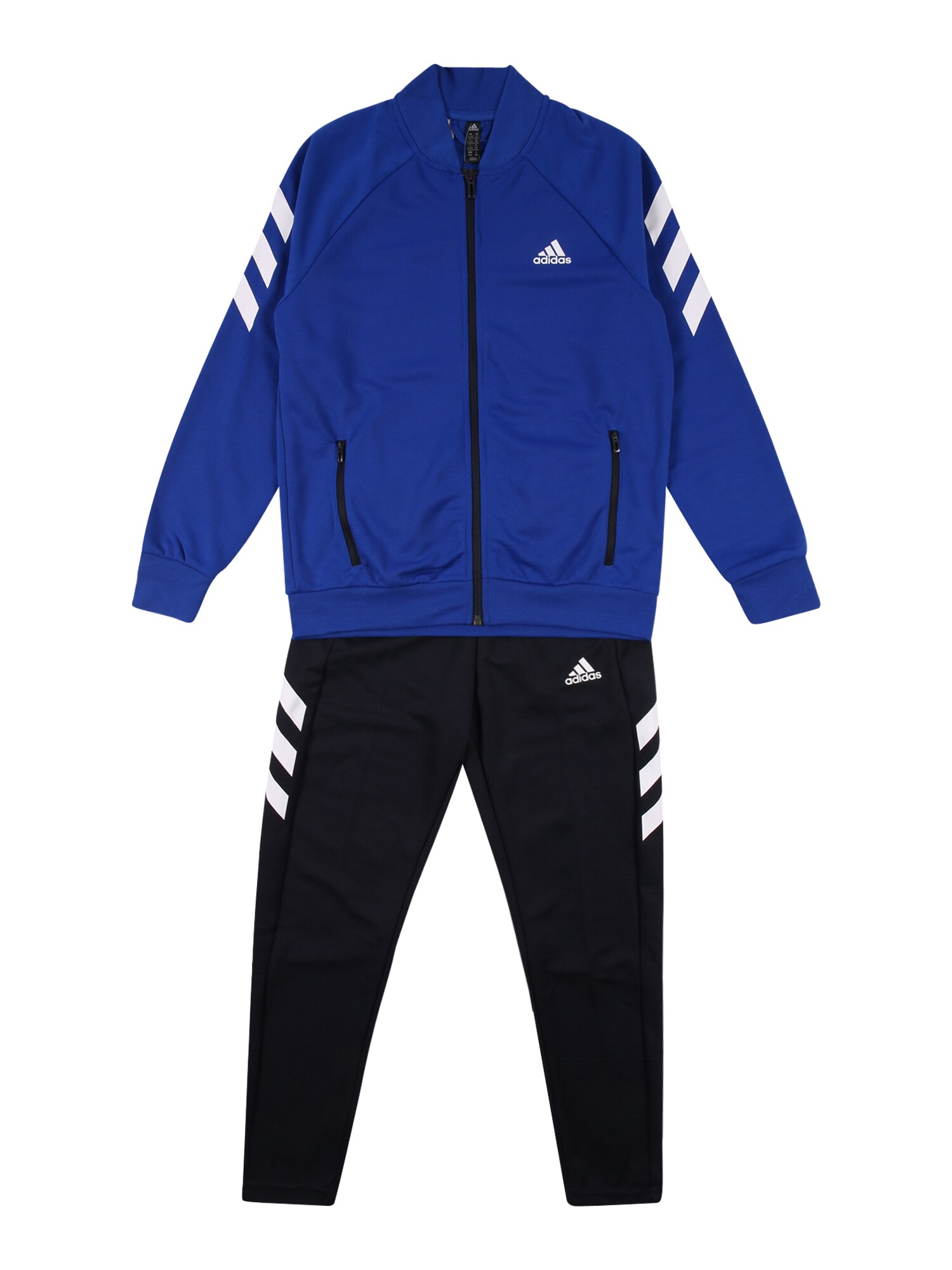 ADIDAS PERFORMANCE Treniruočių kostiumas  mėlyna / juoda / balta
