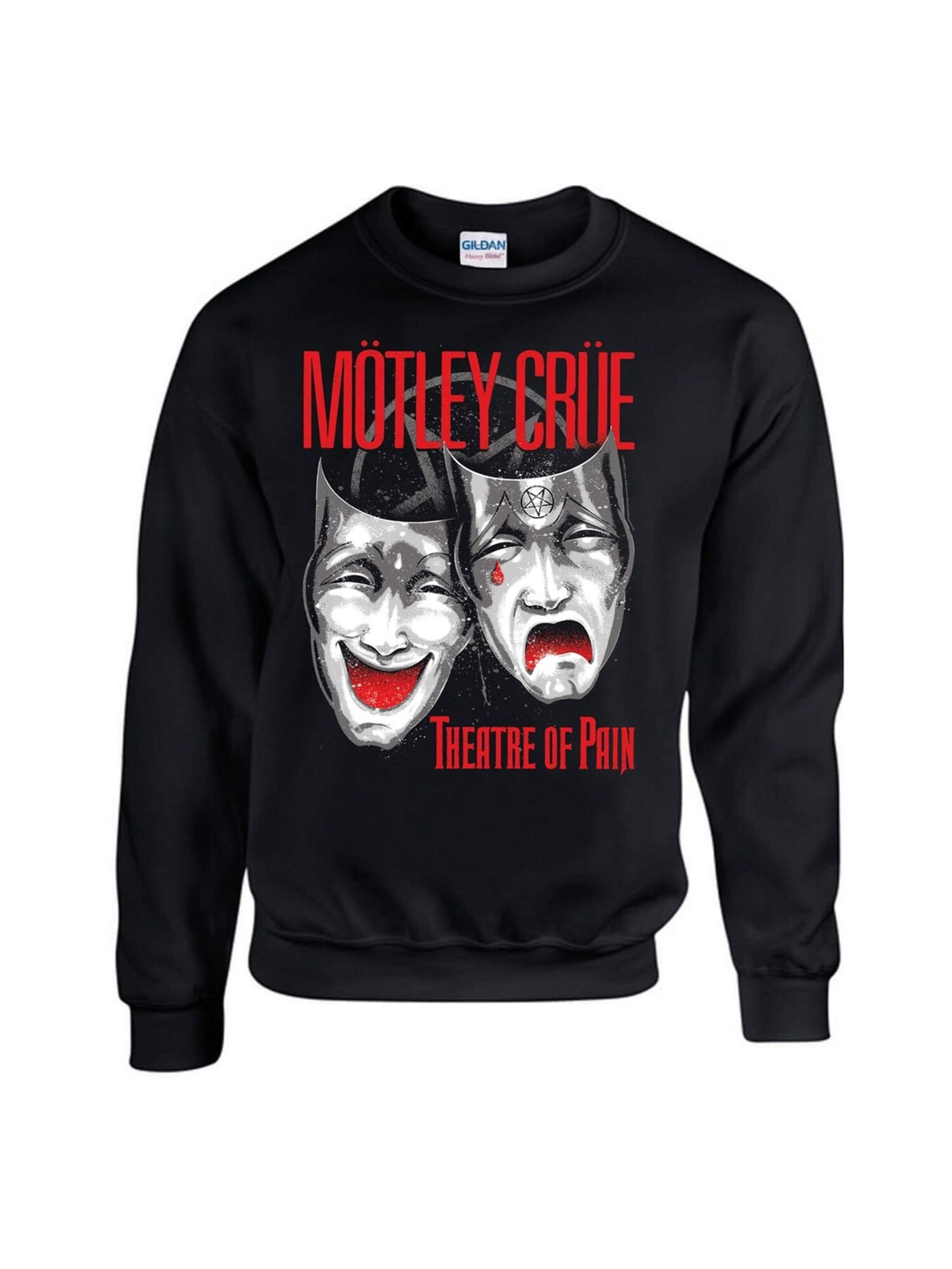 Rockshirts Sudadera 'Mötley Crue Theatre of Pain Sweatshirt' negro – imagen 1