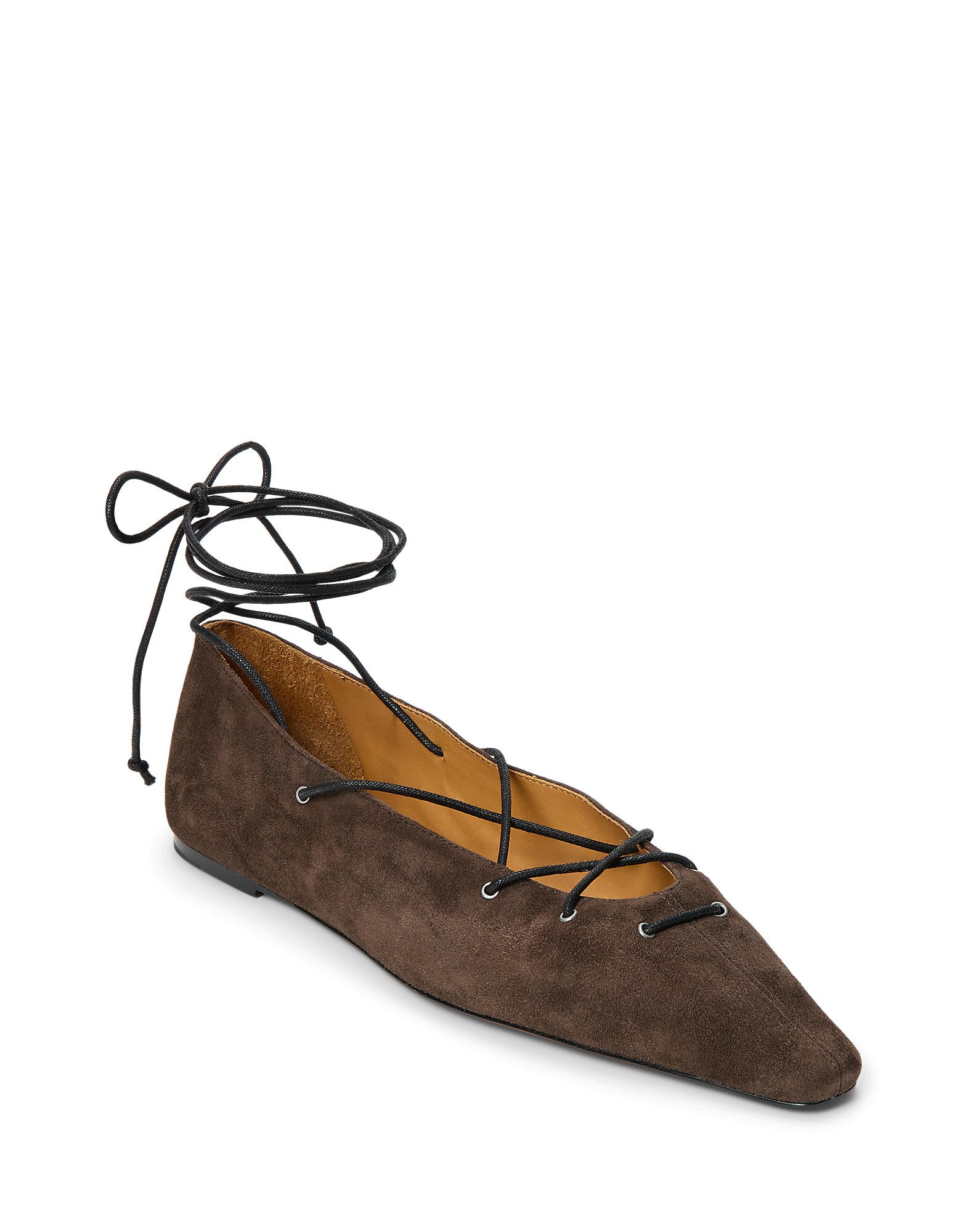 Polo Ralph Lauren Bailarinas con hebilla  chocolate – imagen 4
