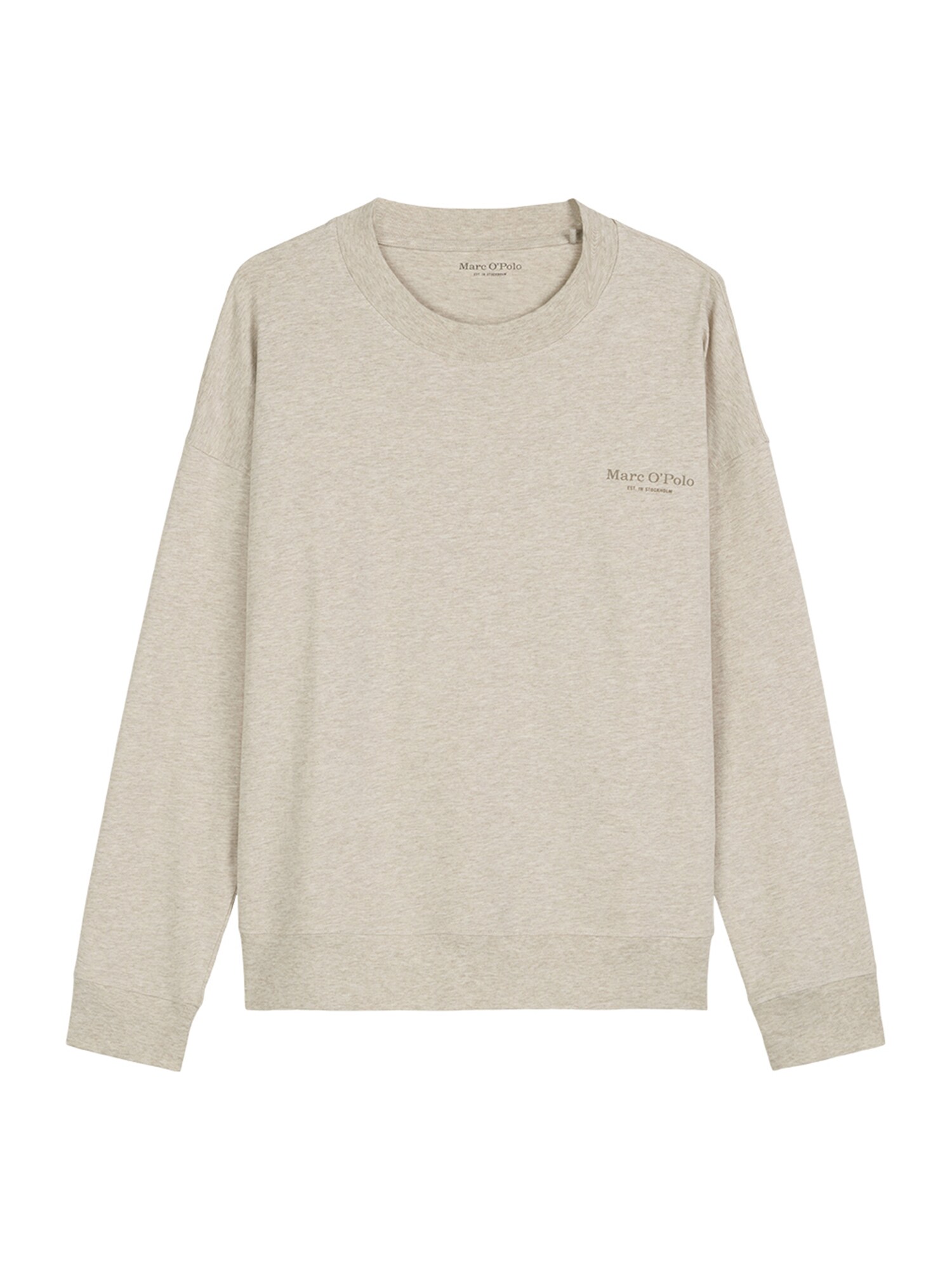 Marc O'Polo Camiseta para dormir ' Mock Neck Top M-Line ' beige