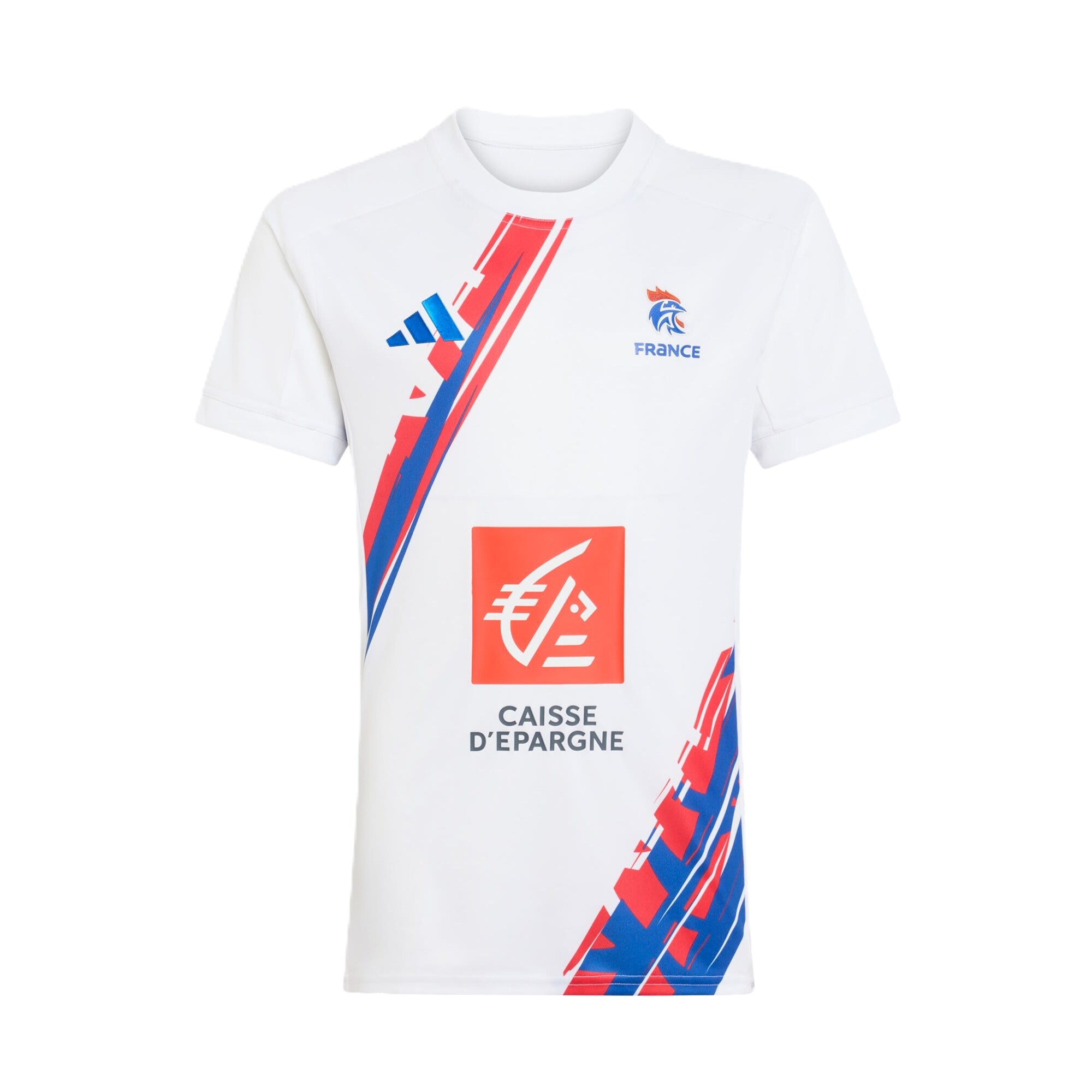 ADIDAS PERFORMANCE Tehnička sportska majica 'FFHB' plava / narančasta / svijetlo crvena / bijela