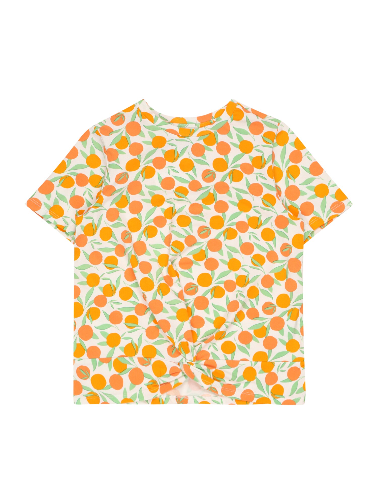 Little Pieces Marškinėliai 'LIMA' oranžinė / mėtų spalva / natūrali balta