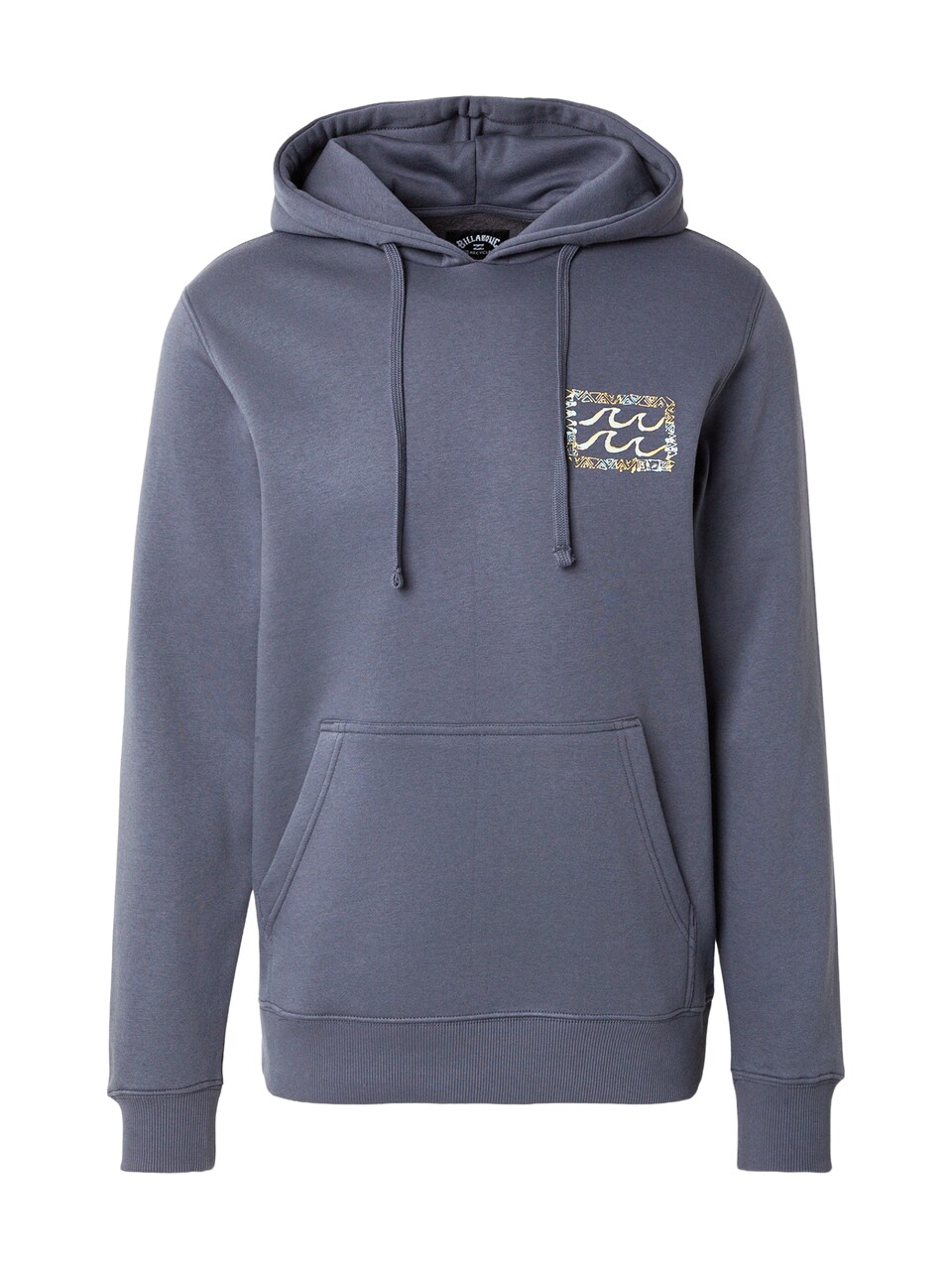 Sweatshirt 'FOUNDATION' rökblå / ljusblå / senap