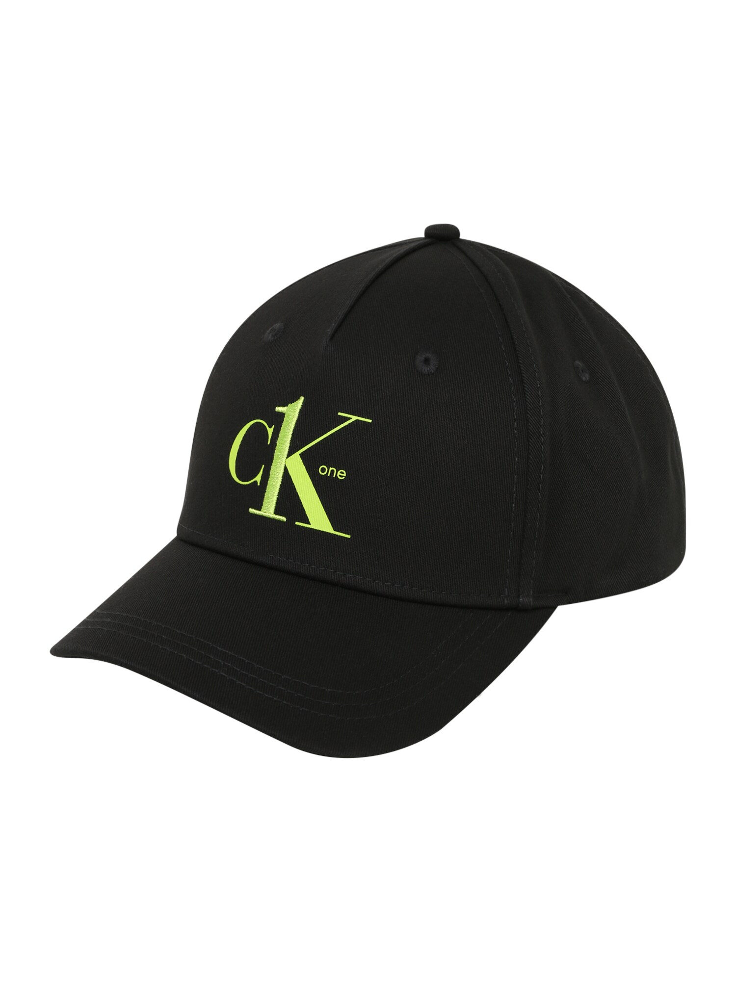 Calvin Klein Kepurė  juoda / neoninė žalia