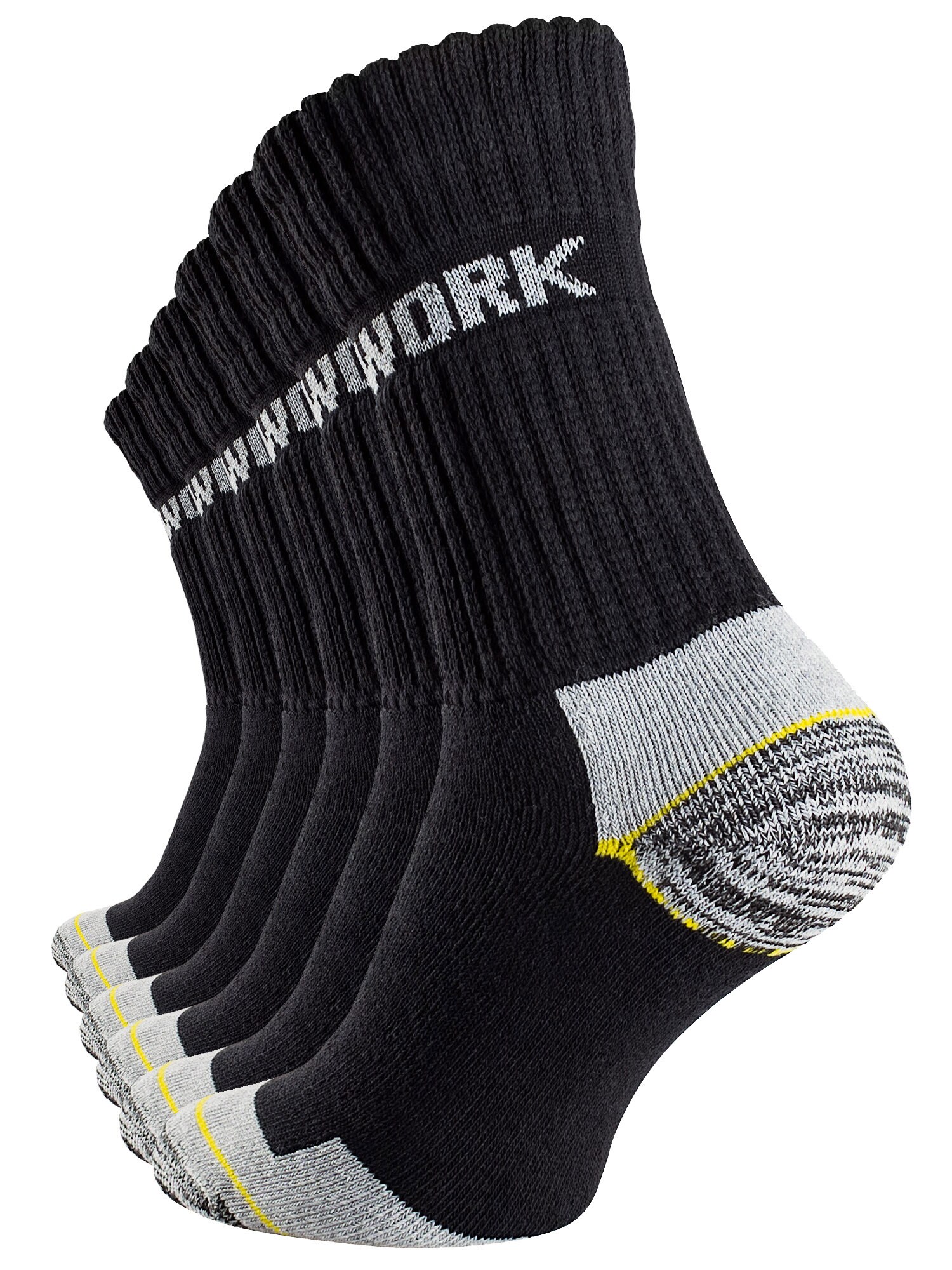 Cotton Prime Calcetines 'Work'  negro / blanco
