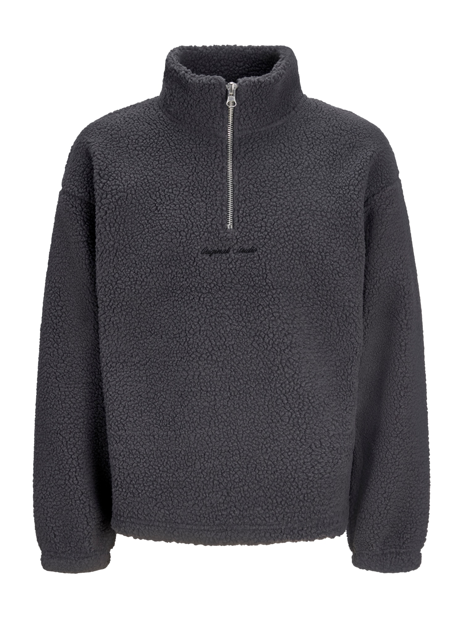 JACK & JONES Pulover JORNORREBRO gri închis