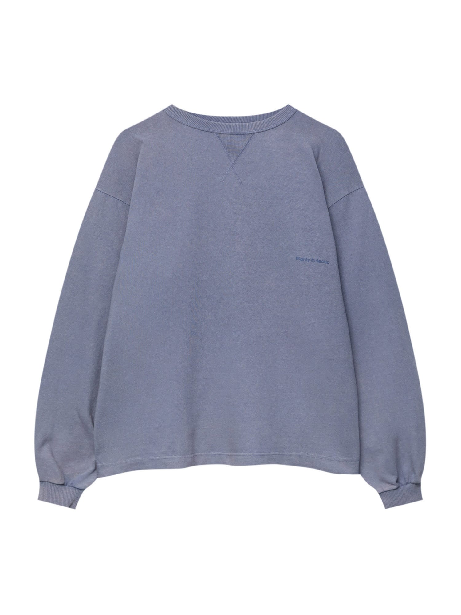 Pull&Bear Sweater majica  sivkasto plava