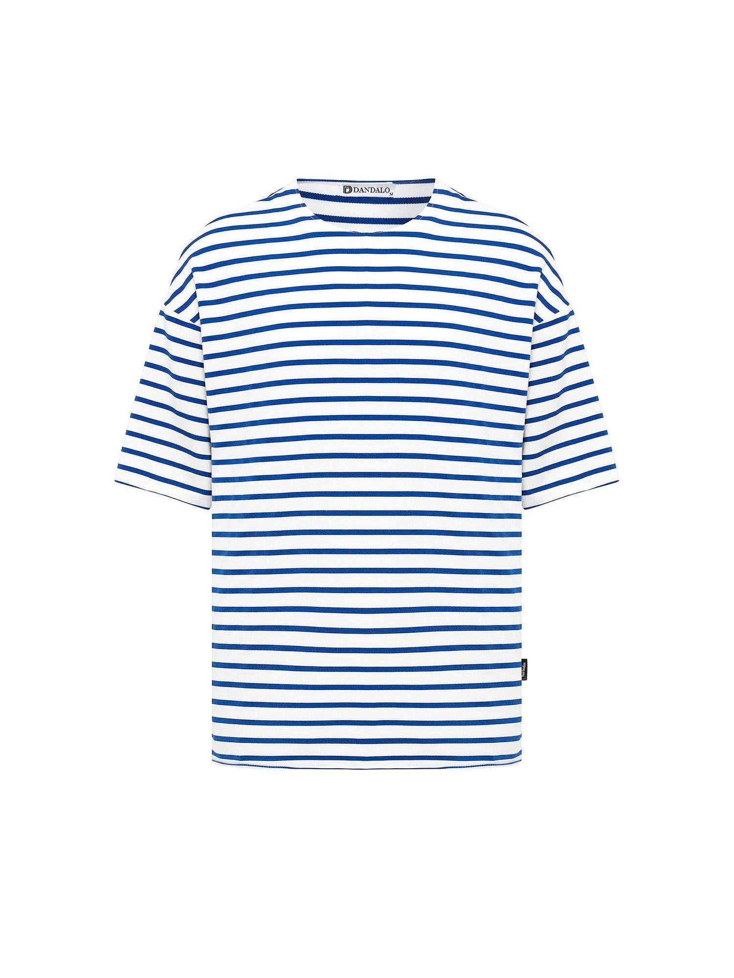 Dandalo Tricou  albastru / alb