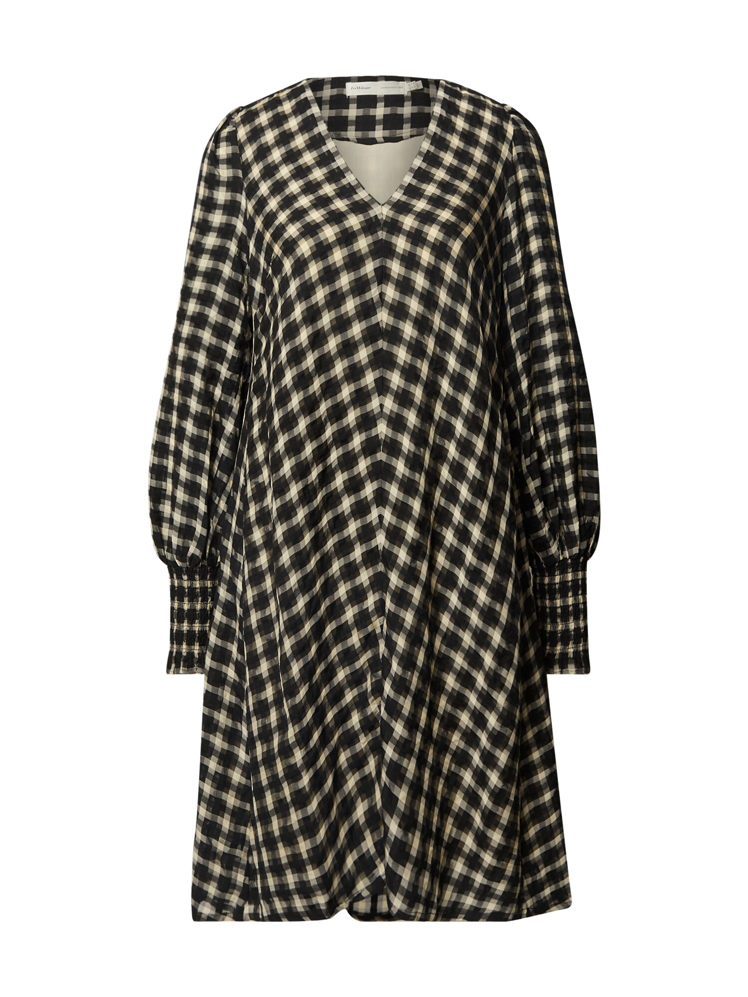 InWear Suknelė  juoda / kremo