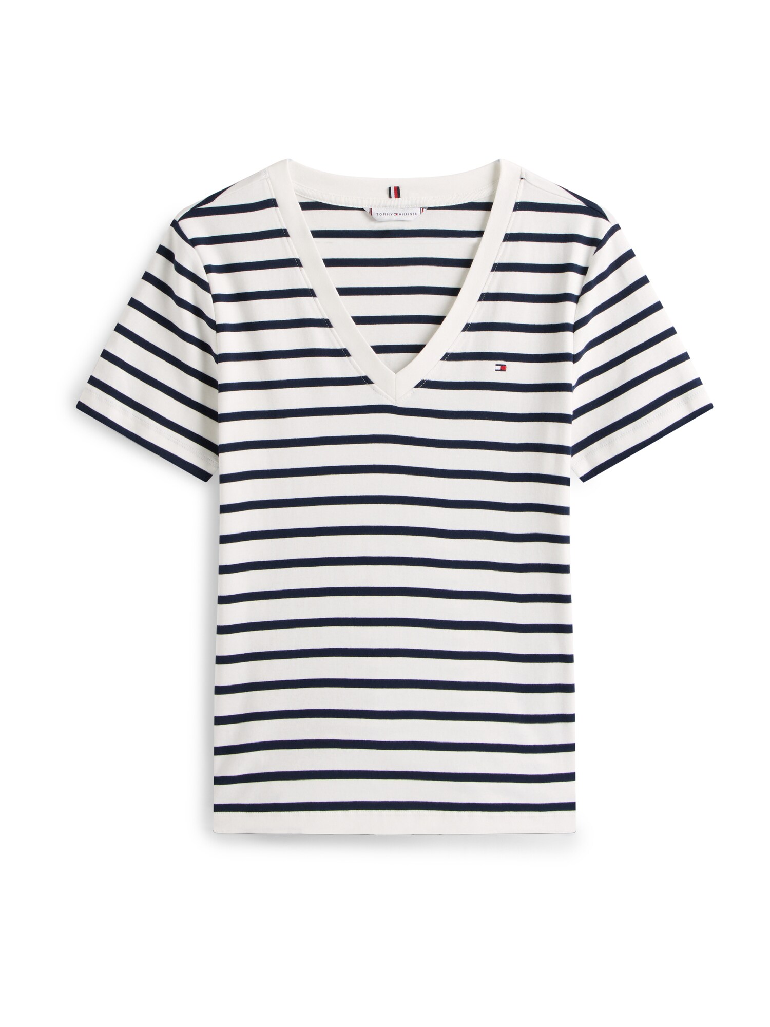 TOMMY HILFIGER Tricou CODY  albastru marin / alb