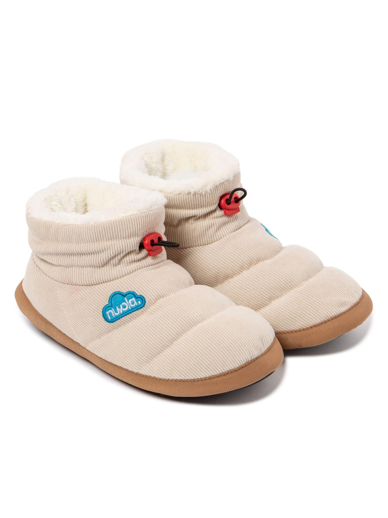Nuvola. Zapatillas de casa 'Home Cordy'  crema