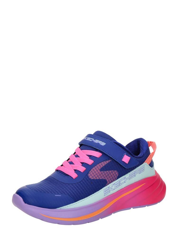 SKECHERS Sneaker 'Wave 92' Jungen Größe 30 navy / pastellblau / lachs / pink