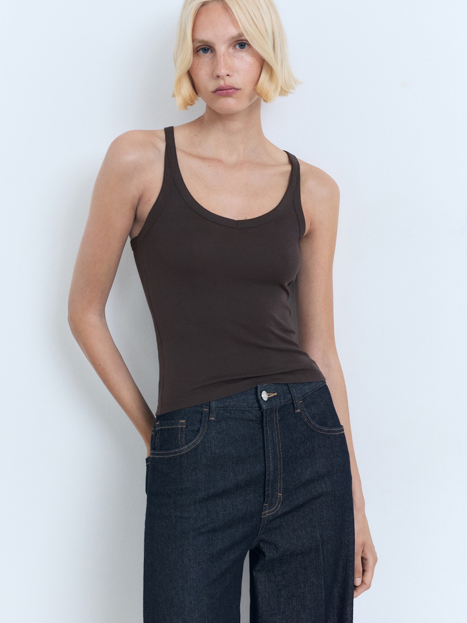 MANGO Top 'CHLOE'  antracit termék 2. képe