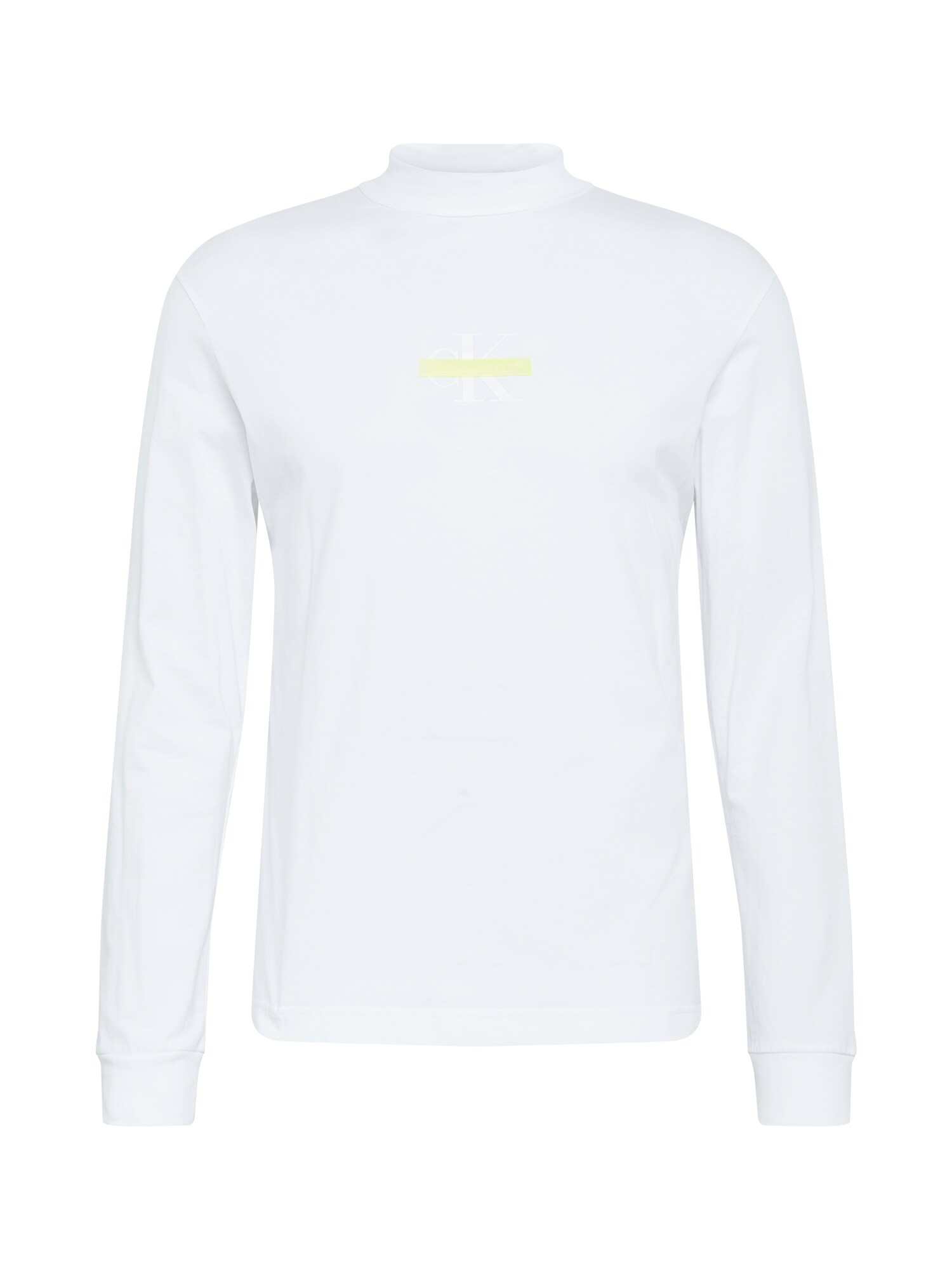 Calvin Klein Jeans Marškinėliai  natūrali balta / geltona