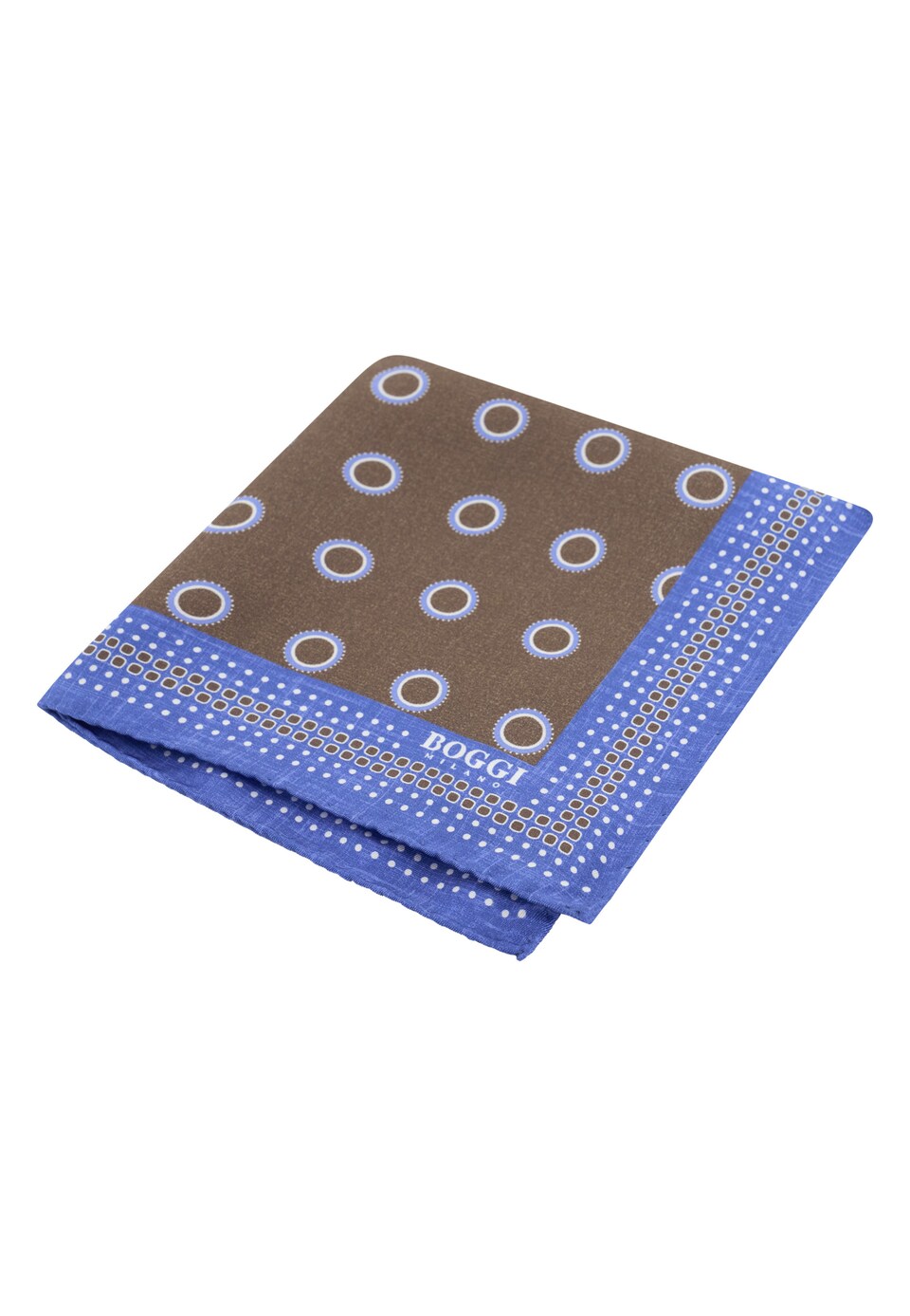 Scarf royalblå / taupe