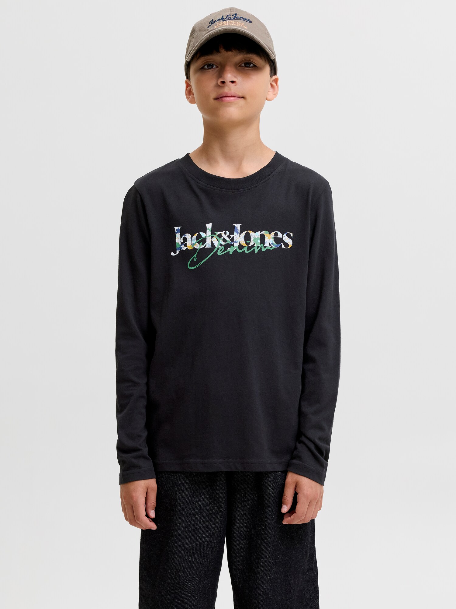 Jack & Jones Junior Tričko 'JJTom'  žltá / zelená / čierna / biela