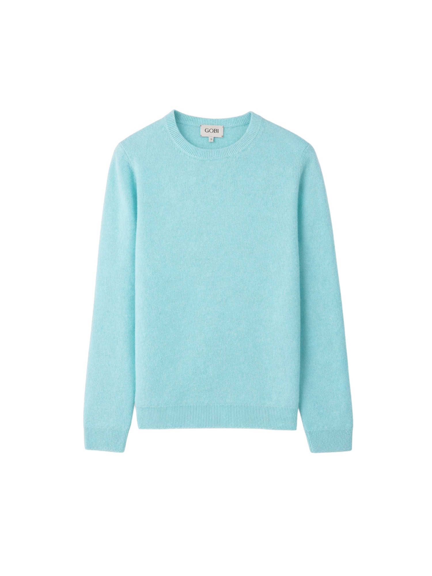 GOBI Cashmere Jersey 'Women's Essential Cashmere Crewneck Sweater' azul cian