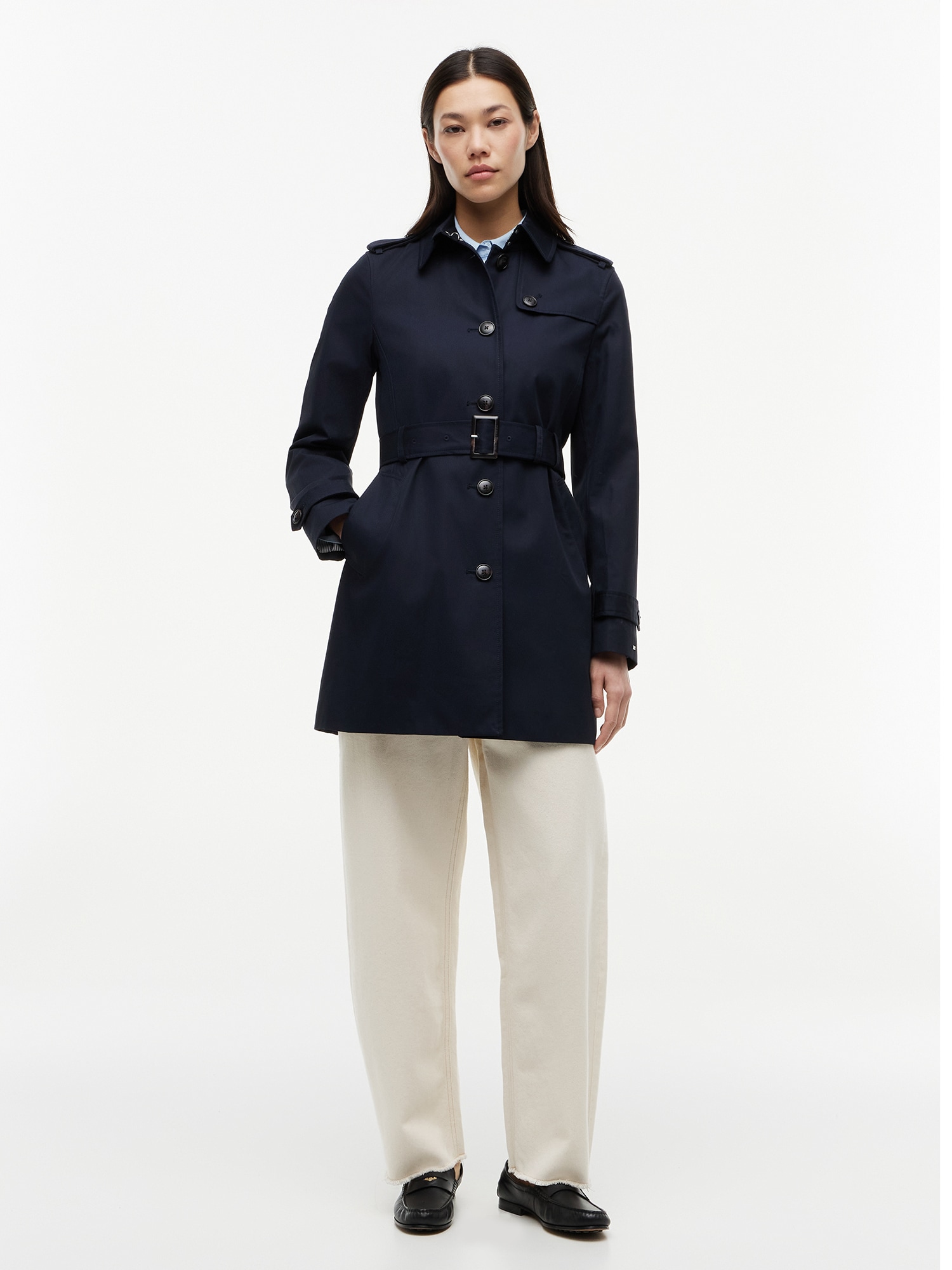 TOMMY HILFIGER Prechodný kabát 'Heritage' tmavomodrá (obrázok 4)