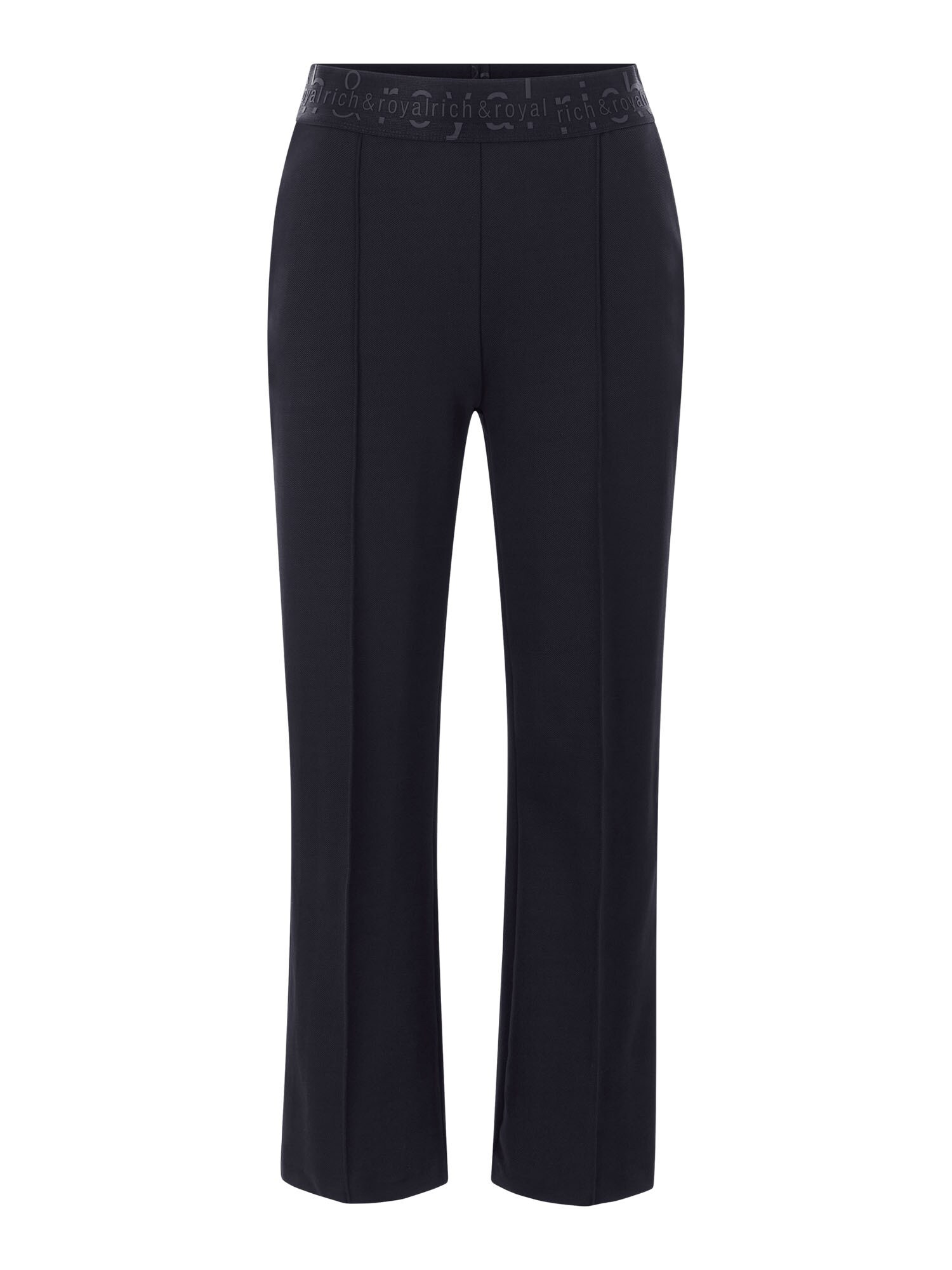 Rich & Royal Pantaloni  gri / negru