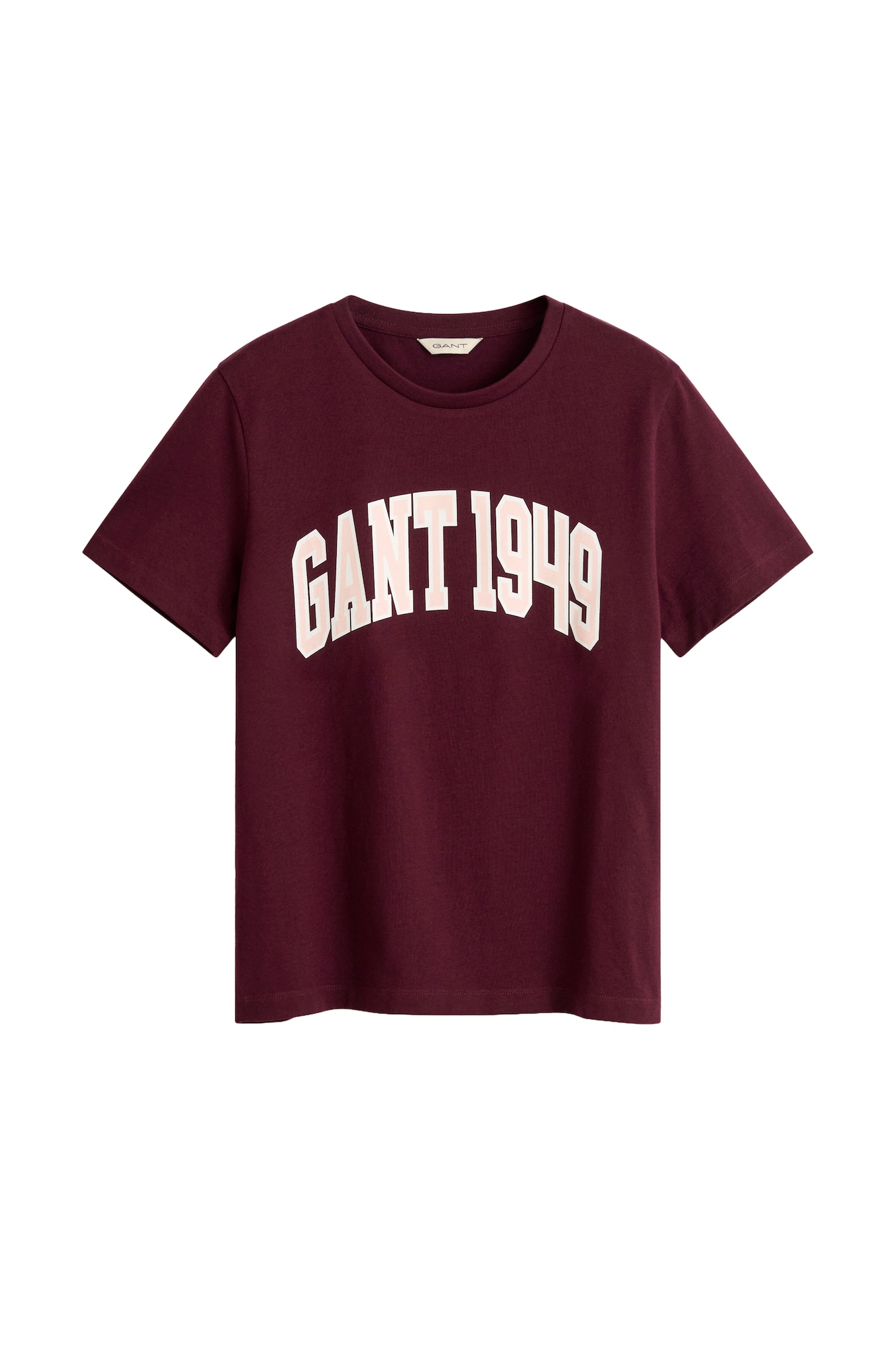 GANT Tricou rosé / roşu închis / alb