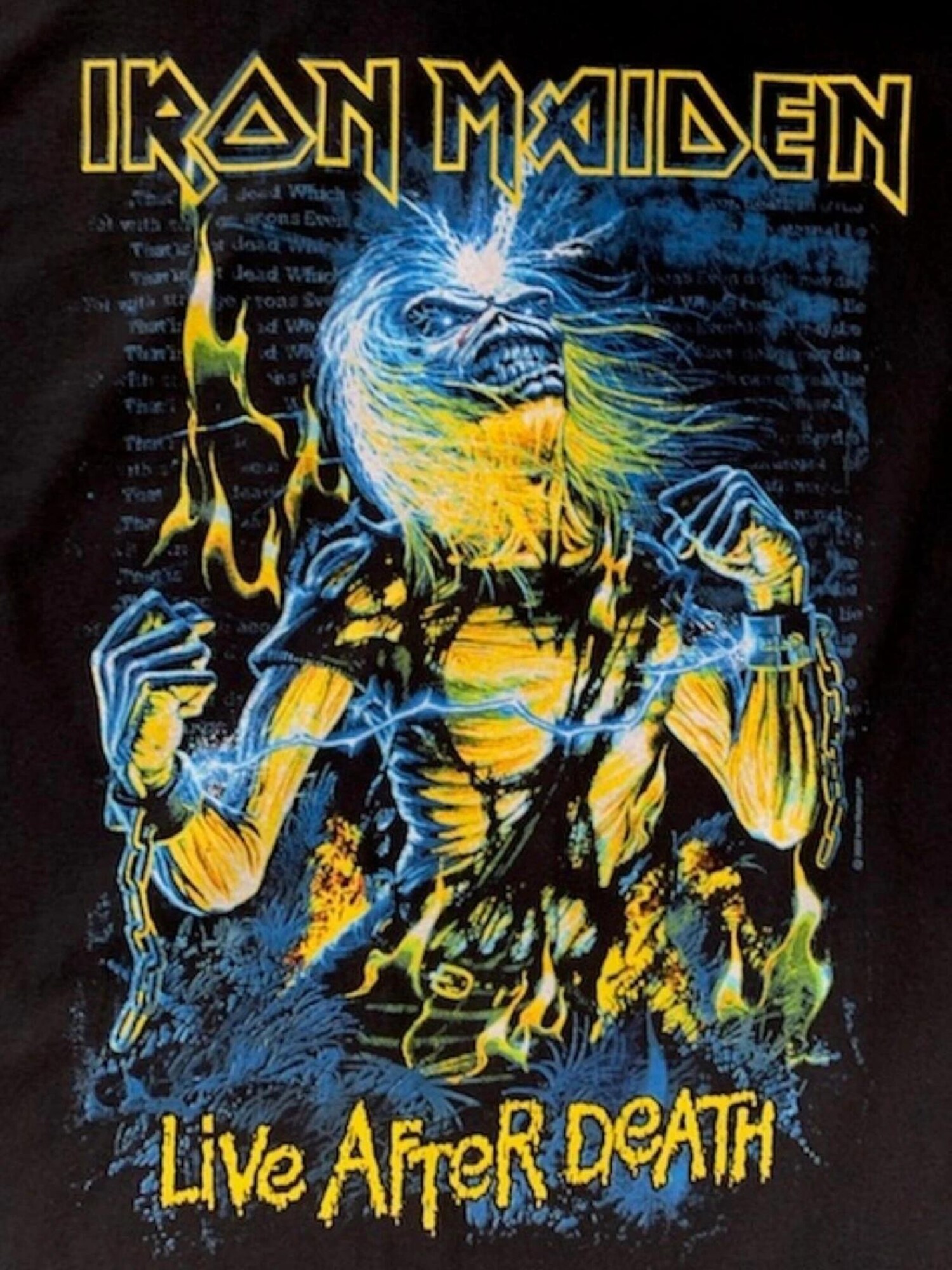 Iron Maiden Camiseta 'Iron Maiden Live After Death  T-Shirt'  negro – imagen 3