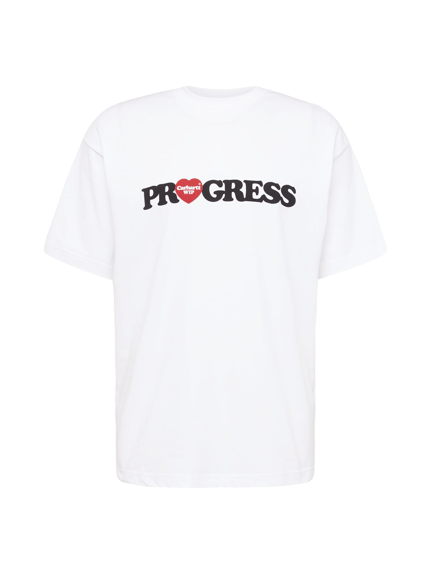 Carhartt WIP Тениска 'Heart Progress'  червено / черно / бяло