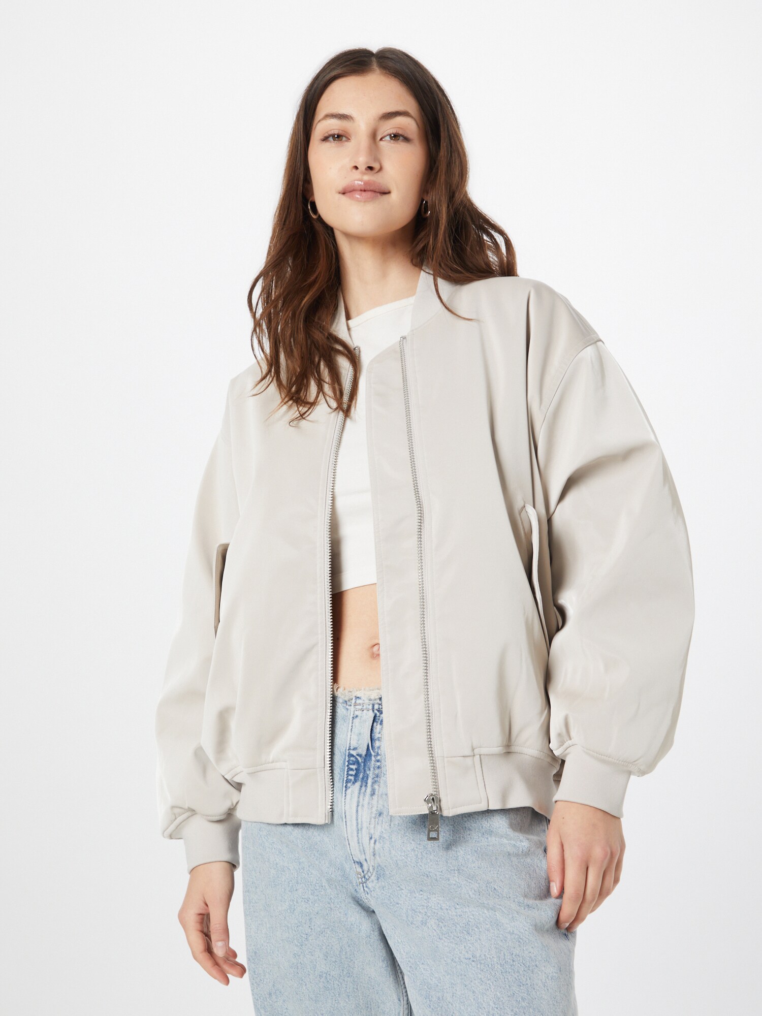 Calvin Klein Átmeneti dzseki  világosszürke termék 2. képe