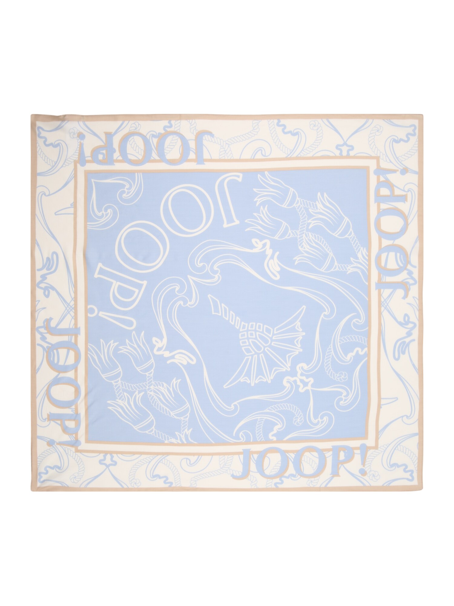 JOOP! Sál 'Ava'  teveszín / világos bézs / világoskék / fehér akciós termékkép 1