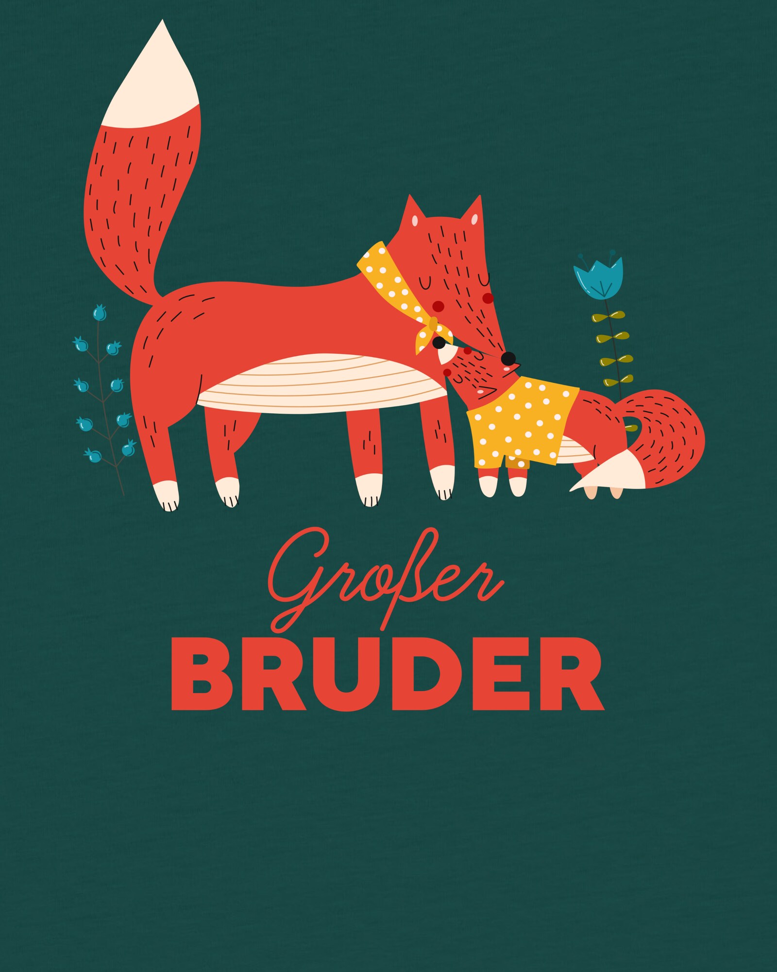 Thumbnail - T-Shirt 'Fuchs Großer Bruder'