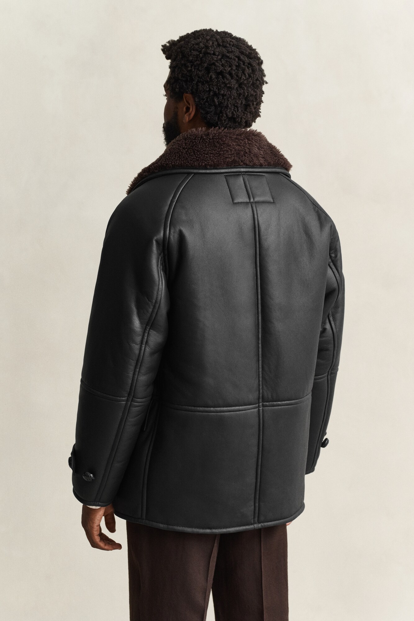 GANT Abrigo de invierno marrón oscuro / negro – imagen 3