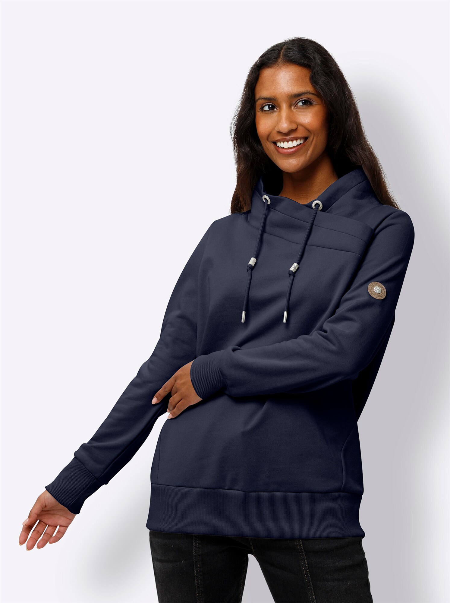 heine Bluză de molton  albastru marin