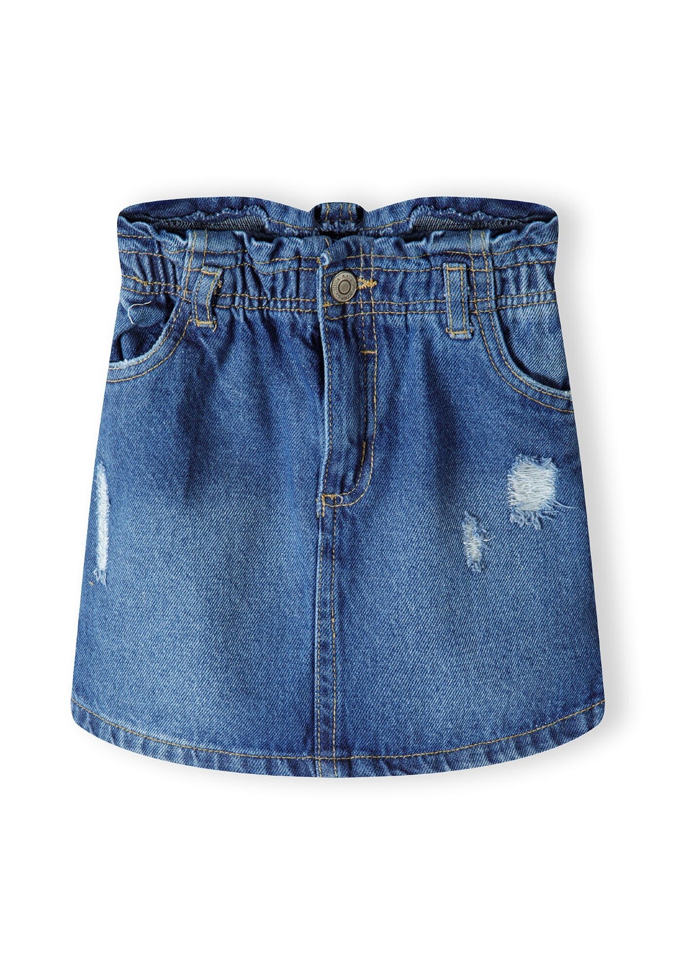 MINOTI Sukňa  modrá denim / tmavomodrá / biela