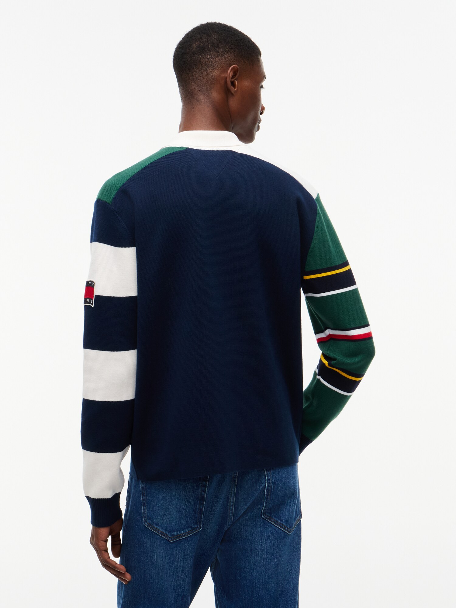 Tommy Jeans Jersey marino / curry / pino / blanco – imagen 3