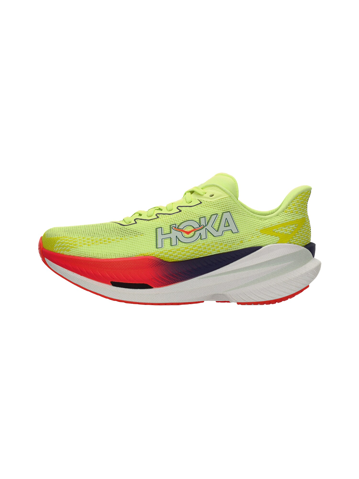 HOKA Sneaker de alergat MACH X 3  verde neon / portocaliu / negru