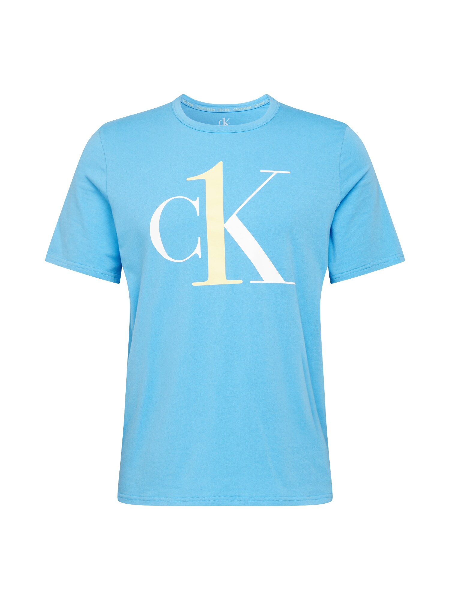 Calvin Klein Underwear Apatiniai marškinėliai  šviesiai mėlyna / balta