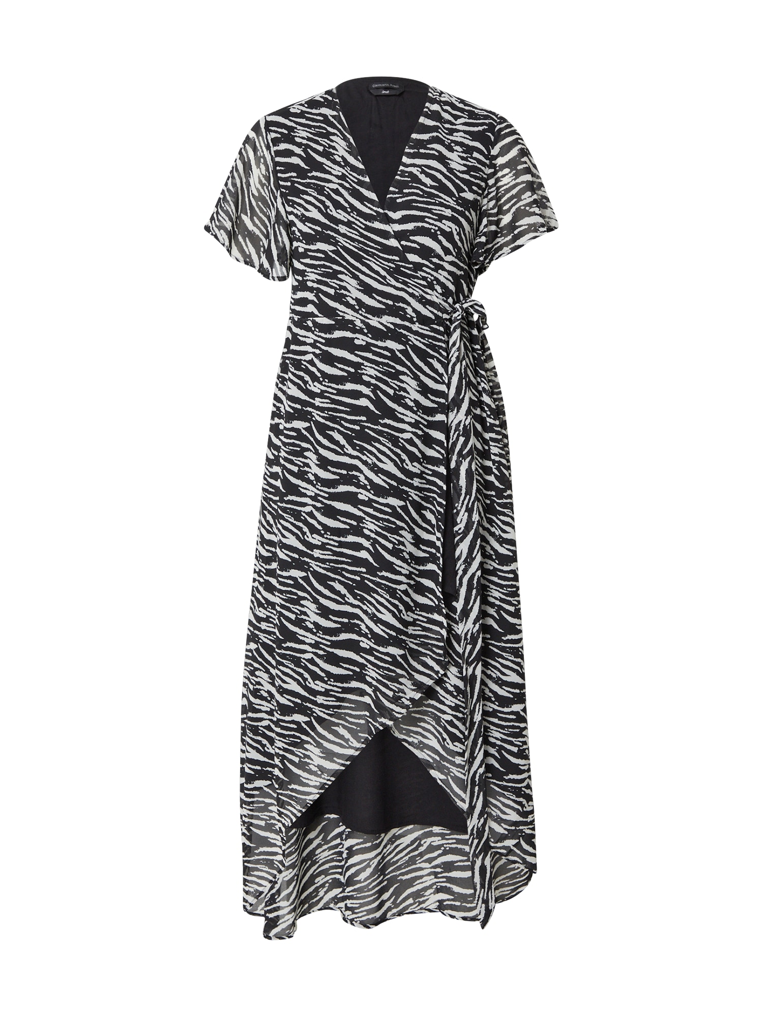 Colourful Rebel Rochie Felin  gri deschis / negru