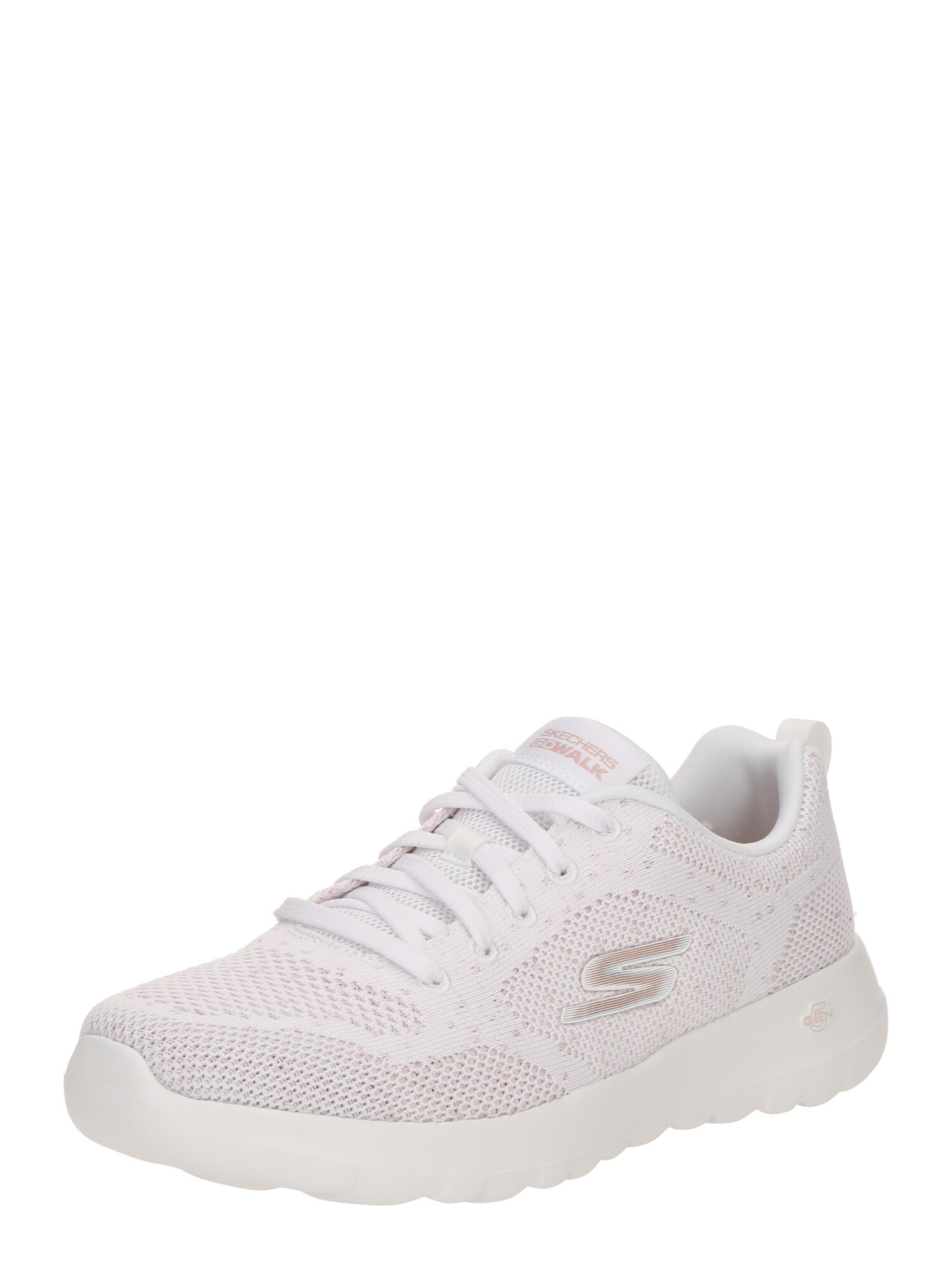 SKECHERS Rövid szárú sportcipők 'GO WALK JOY - VIOLET'  világosbarna / fehér melír akciós termékkép 1