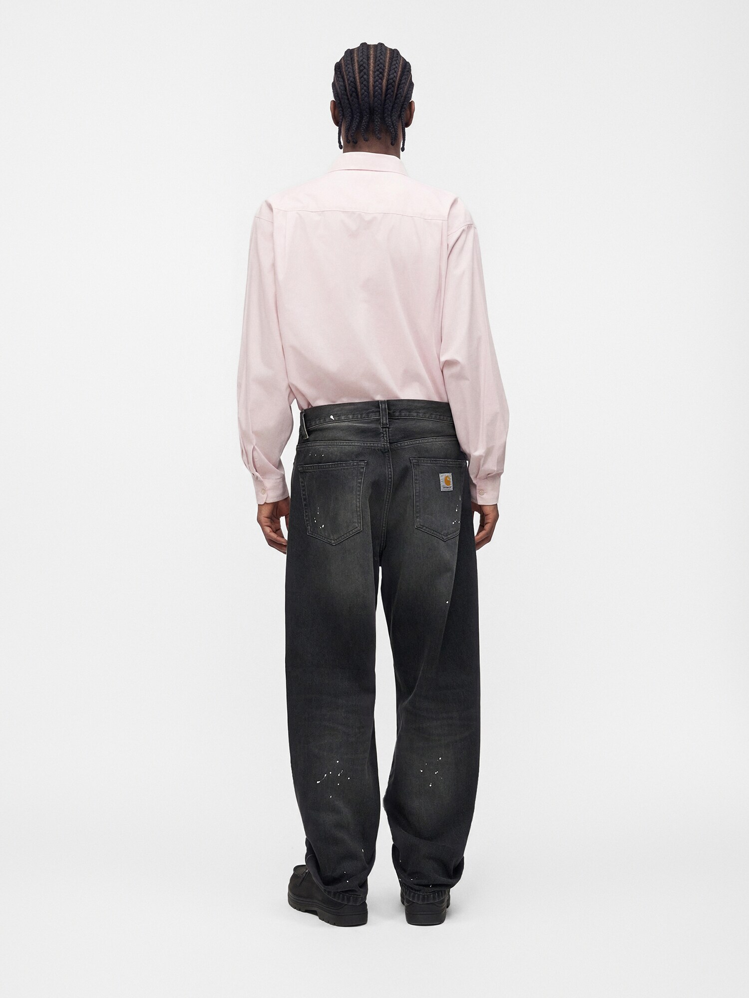 Carhartt WIP Vaquero 'Landon' negro denim – imagen 7