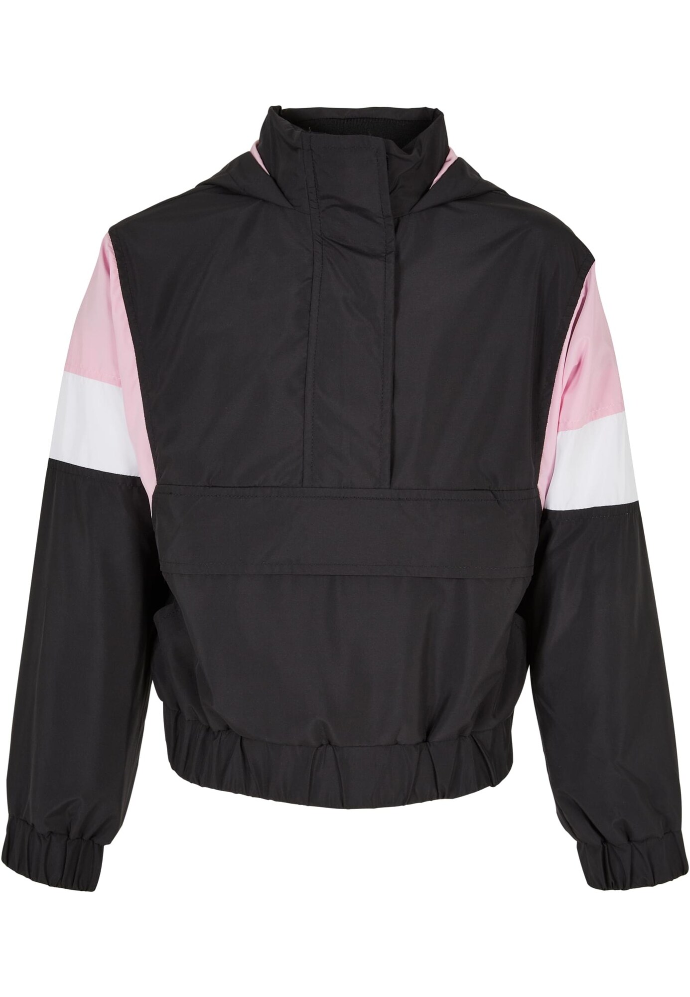 Urban Classics Kids Demisezoninė striukė šviesiai rožinė / juoda / balta