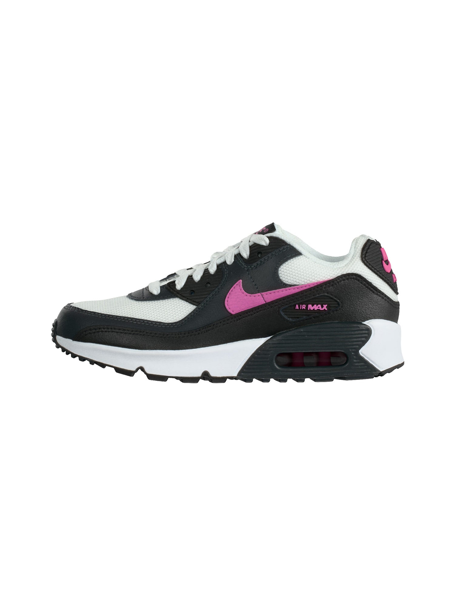 Nike Sportswear Sneaker Air Max 90 gri metalic / roz / negru / alb