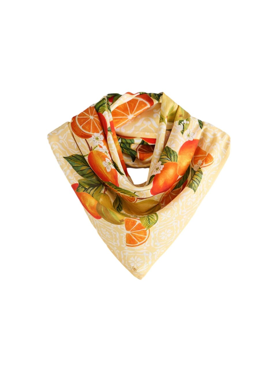 Scarf gul / grön